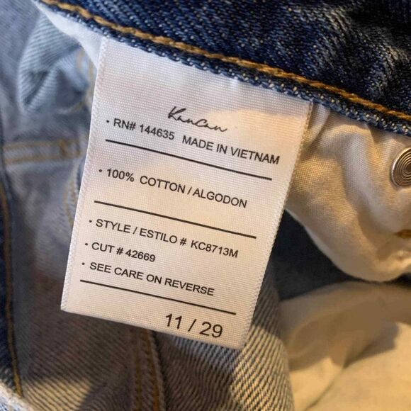 KanCan Womens Jeans Sz 11 Blue Stonewashed Denim Quincy Dad High Rise Distressed - Picture 8 of 9